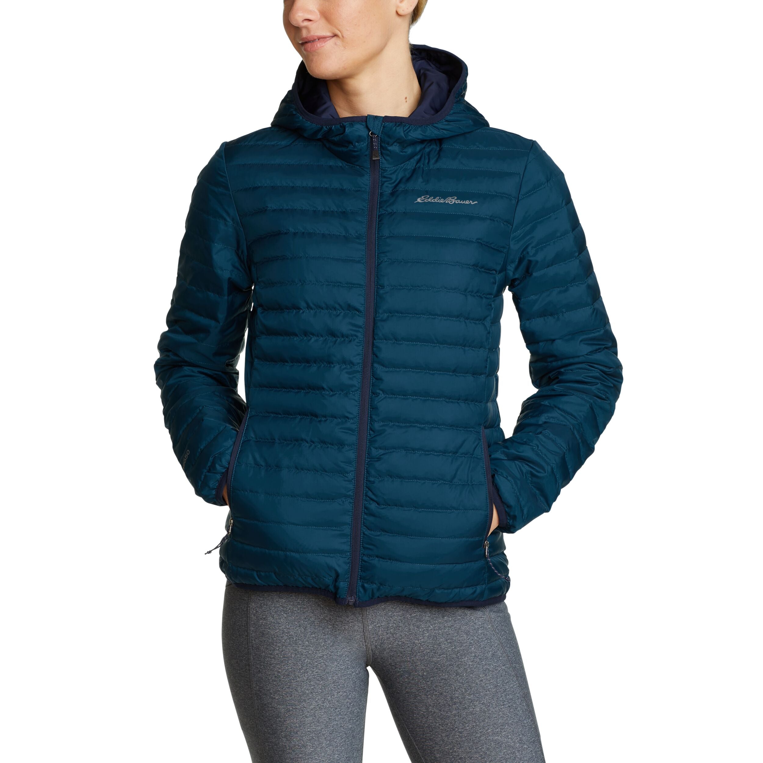 Manteau court en tissu double de laine avec plumes Femme, Jaune Manteau court en tissu double de laine avec plumes Femme, Jaune