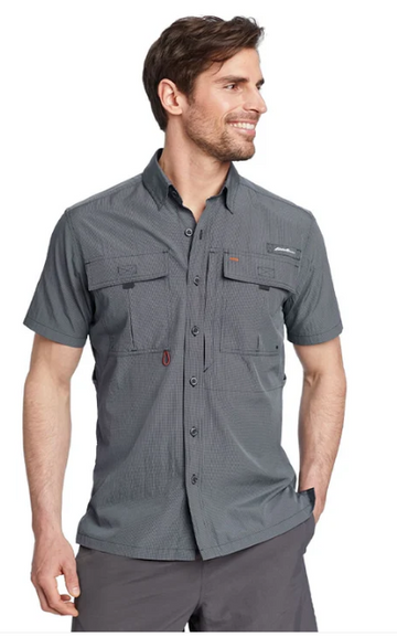 CAMISA HOMBRE UPF GUIDE 2.0 MANGA CORTA - EDDIE BAUER