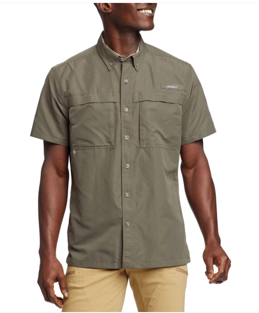 CAMISA HOMBRE RIPSTOP GUIDE MC - EDDIE BAUER