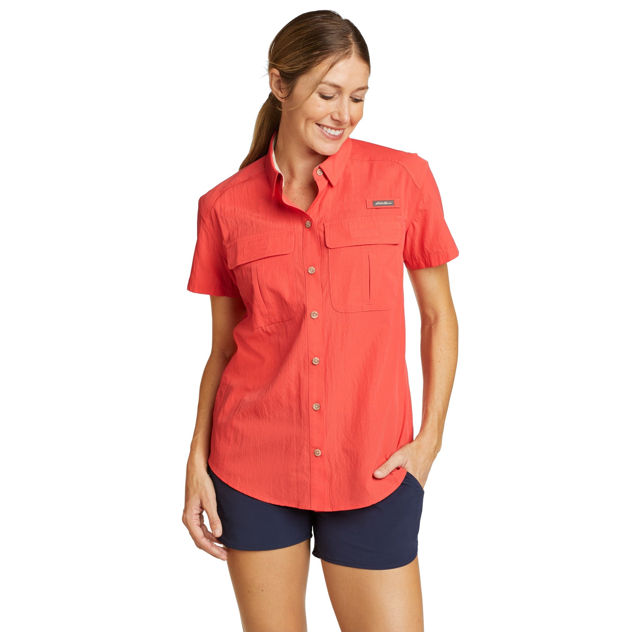 CAMISA MUJER / GUIDE UPF FIELD MC / EDDIE BAUER