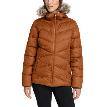 CHAQUETA PARA MUJER CLASSIC DOWN HOODED JACKET / EDDIE BAUER