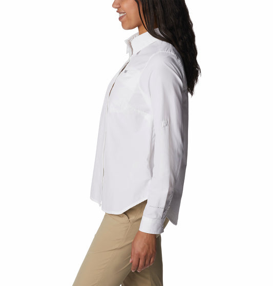 CAMISA COLUMBIA SILVER RIDGE 3.0 LS PARA MUJER