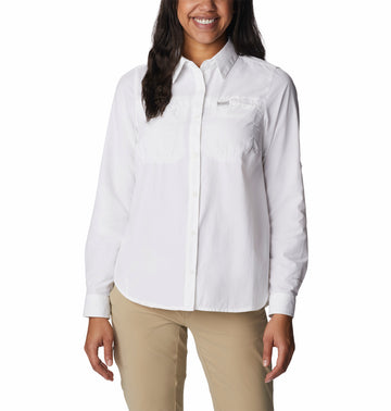 CAMISA COLUMBIA SILVER RIDGE 3.0 LS PARA MUJER