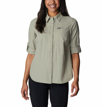 CAMISA COLUMBIA SILVER RIDGE 3.0 LS PARA MUJER