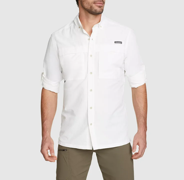 Camisa de manga larga Ripstop Guide para hombre - Eddie Bauer